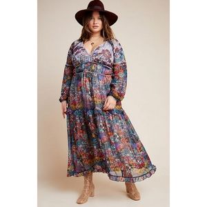 Anthropologie Annabella maxi dress size 18W